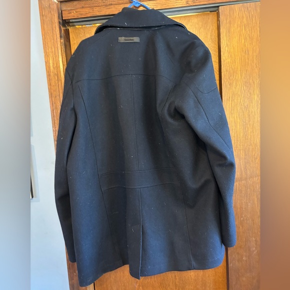 Calvin Klein double layered peacoat size large in navy - Picture 2 of 6